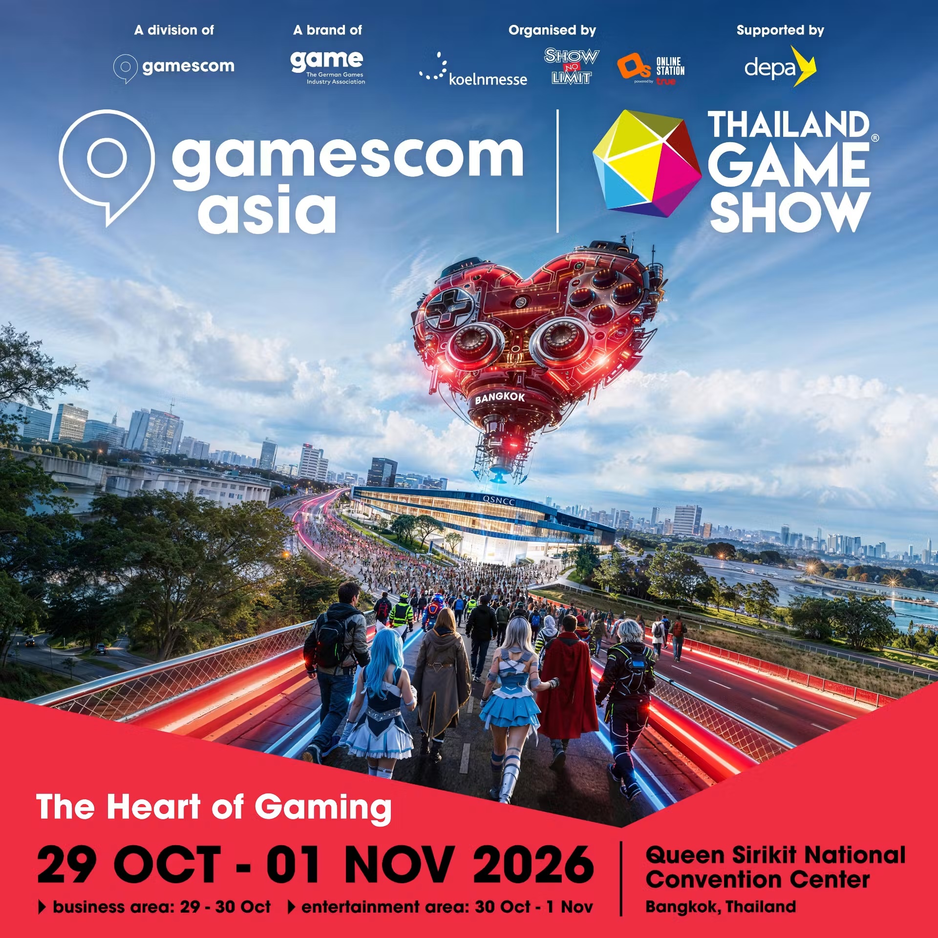 Gamescom Asia x Thailand Game Show 2026